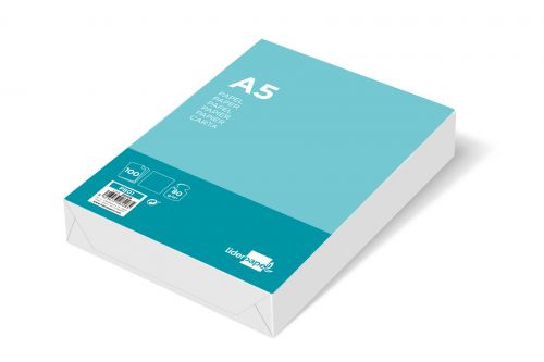 Papel de escrita liderpapel a5 80 gr liso 100 folhas , Liderpapel , 28228 , 8423473282285